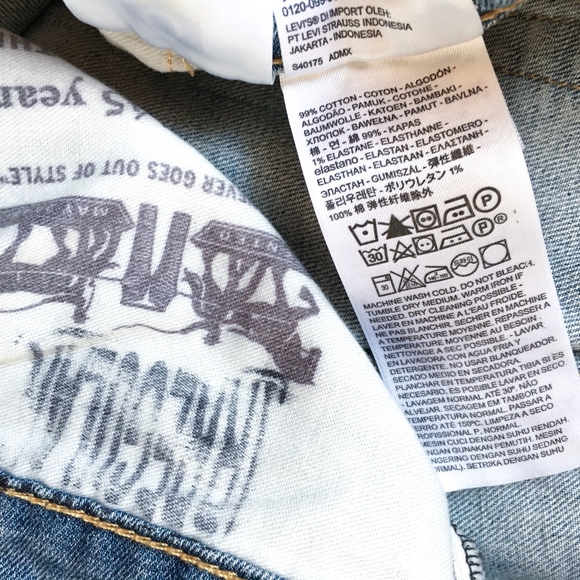 505 Regular Fit Straight Light Wash Stretch Jeans - Picture 7 of 8